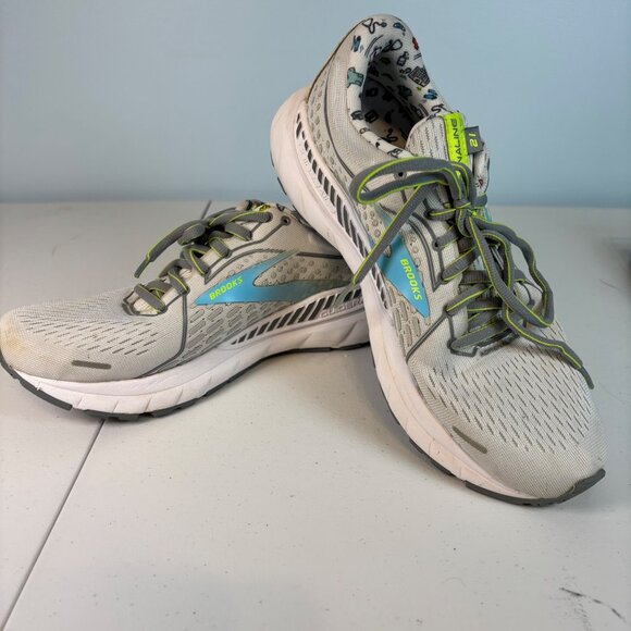 Brooks Adrenaline GTS 21 Women’s 8.5 Running Shoes First Responder Nurse Medical - Picture 12 of 16